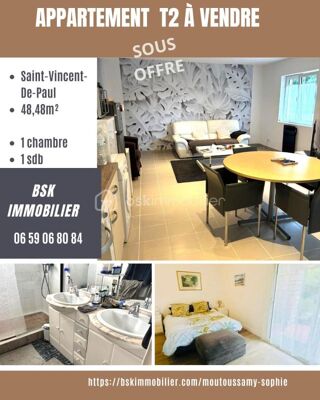  Appartement � vendre 2 pi�ces 48 m�