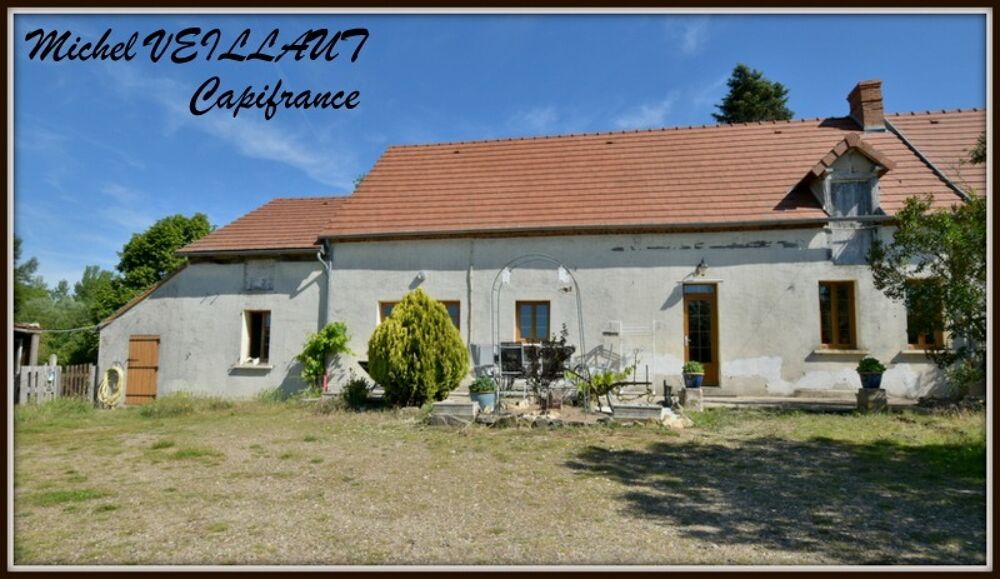 Maison à vendre 10 pièces, 240 m², BESSAY SUR ALLIER (03), 5 chambres, garages, terrain 7029 m²