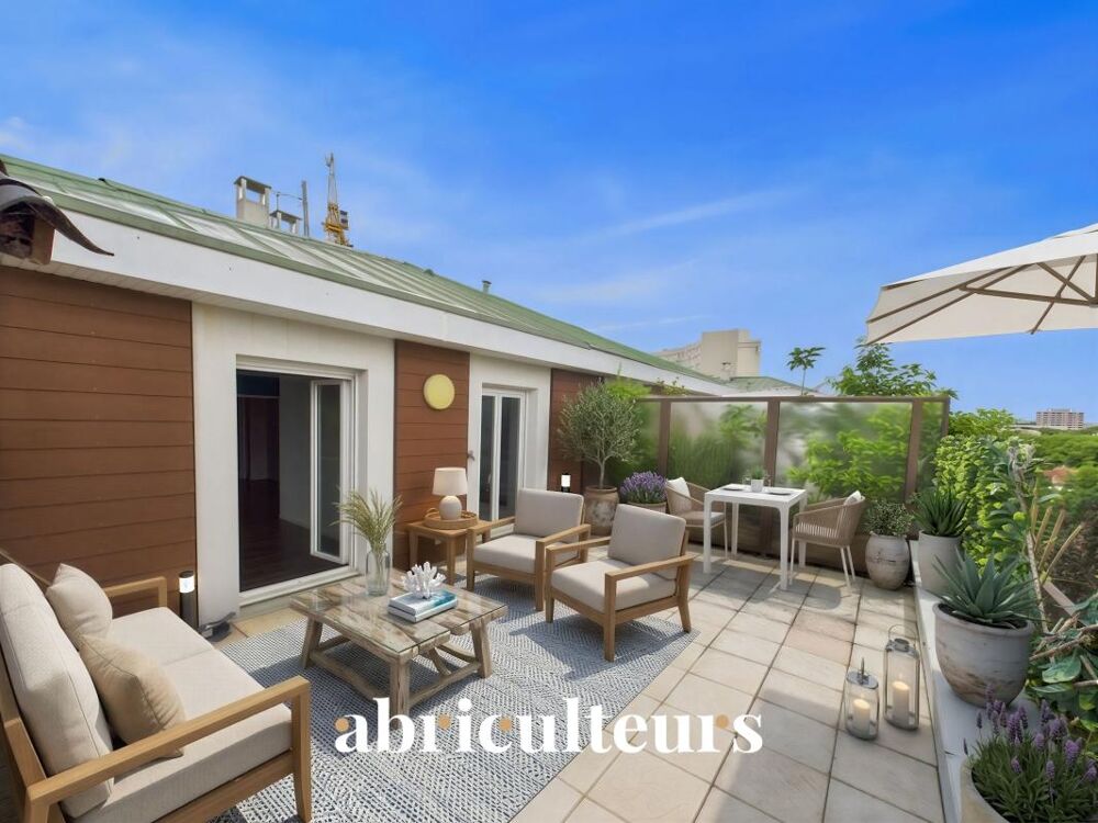 Splendide Appartement de 86.0 m² avec de grands extérieurs en vente à Villeneuve-la-Garenne (92390)
