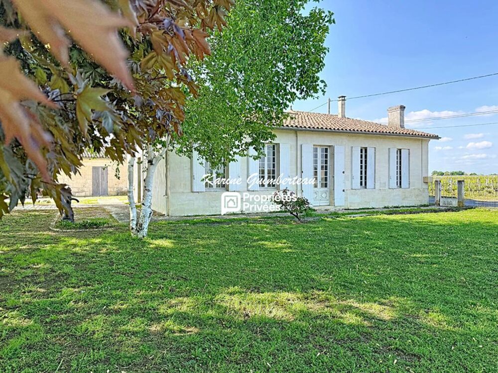 Vente Maison Maison en pierre Fronsadais 200 m2 + jardin Saint aignan