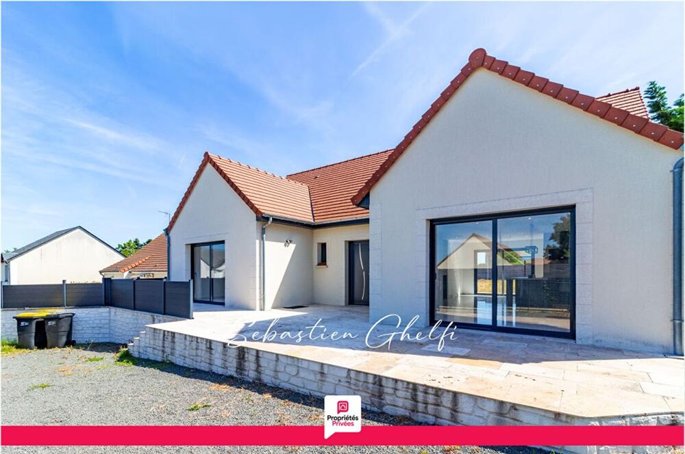 proche de BLOIS maison de plain-pied avec 2 chambres-2 terrasses-jardin