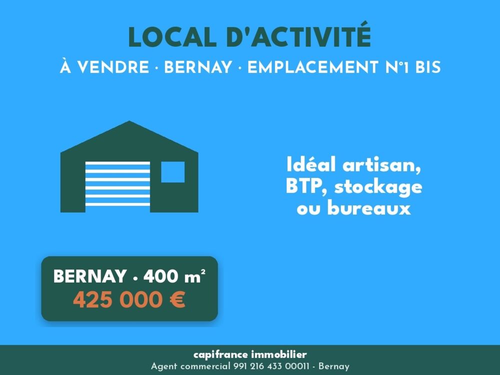   Local/bureau à vendre BERNAY (27) 