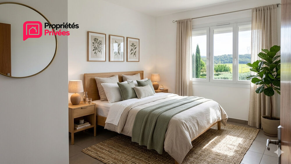 Vente Villa Tresques 30330 :Villa sur deux niveaux avec double Habitations 172.48 m²,  5 chambres, dépendance 120 m², terrain 1400 m² Tresques
