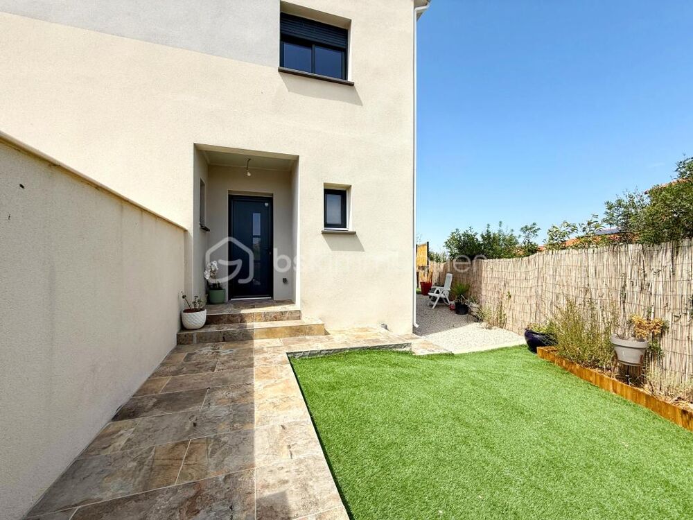 NISSAN-LEZ-ENSERUNE  MAISON CONTEMPORAINE 129 m²  5 CHAMBRES  PISCINE  GARAGE  TERRAIN 300 m²