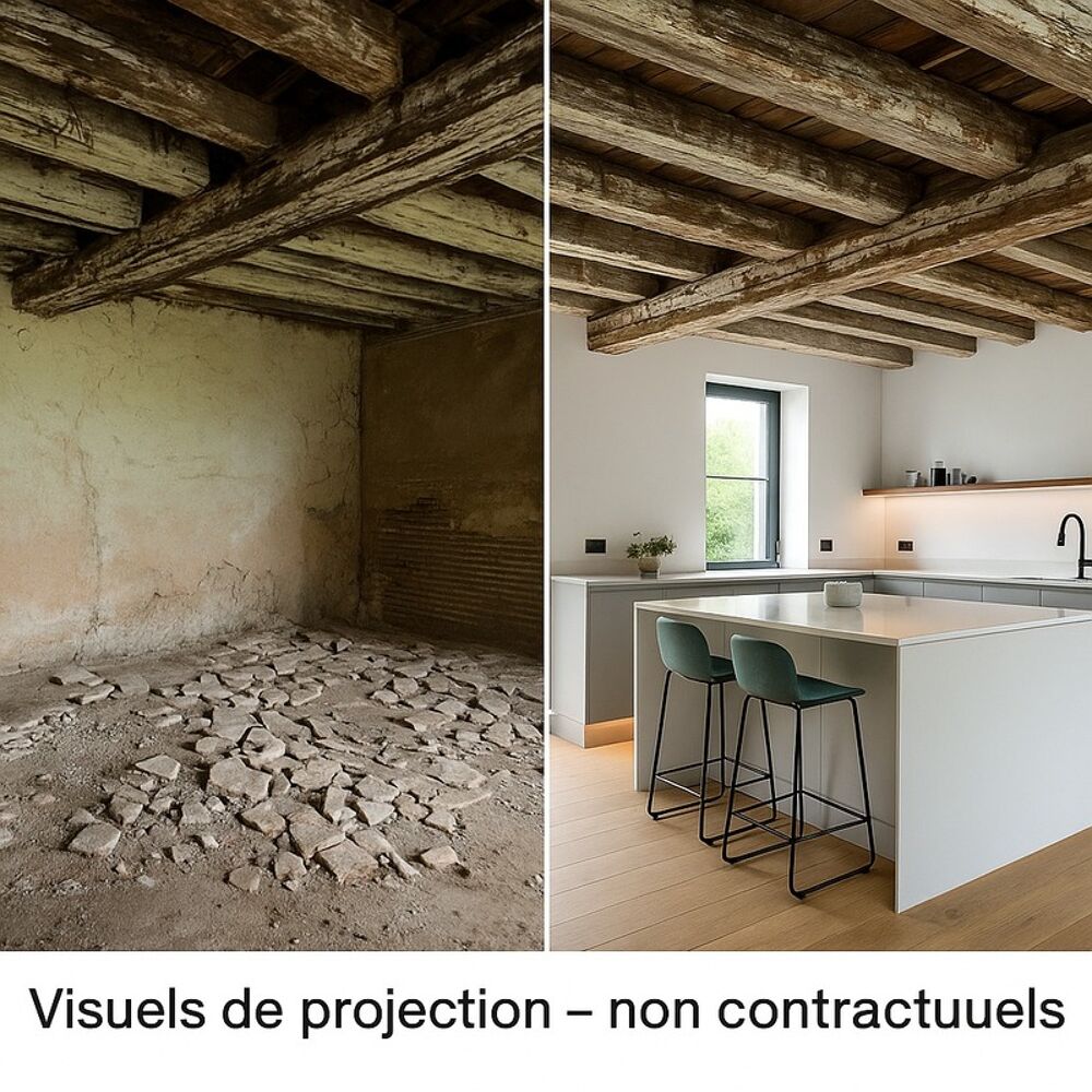 Maison à vendre 3 pièces MAREIL SUR LOIR (72)