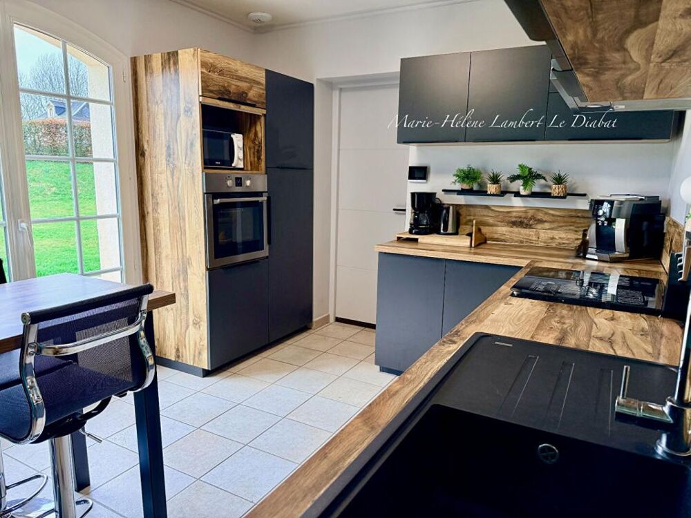 MAISON CLIMATISÉE À SAINT JOUIN BRUNEVAL - VIE DE PLAIN PIED - Maison 7 pièce(s) - Jardin 1500 m2
