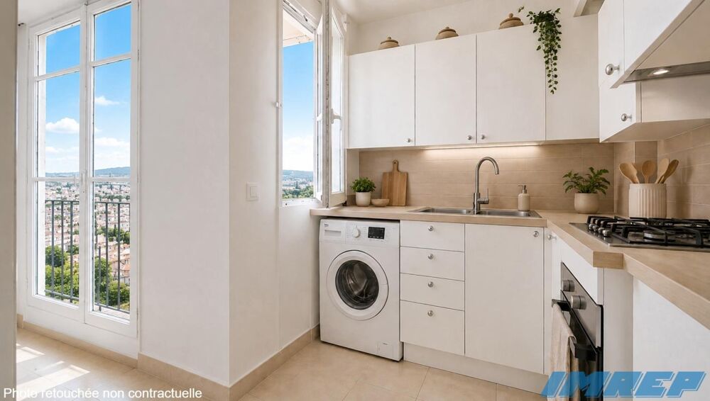 Vente Appartement T3 lumineux 49 m² étage élevé Balcon fermé parking 13009 Marseille 9