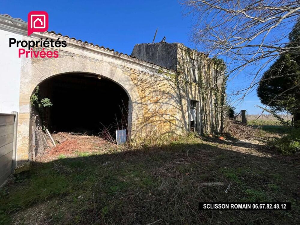 Maison Saint Genis De Saintonge - chai - terrain - prix 39 990 FAI