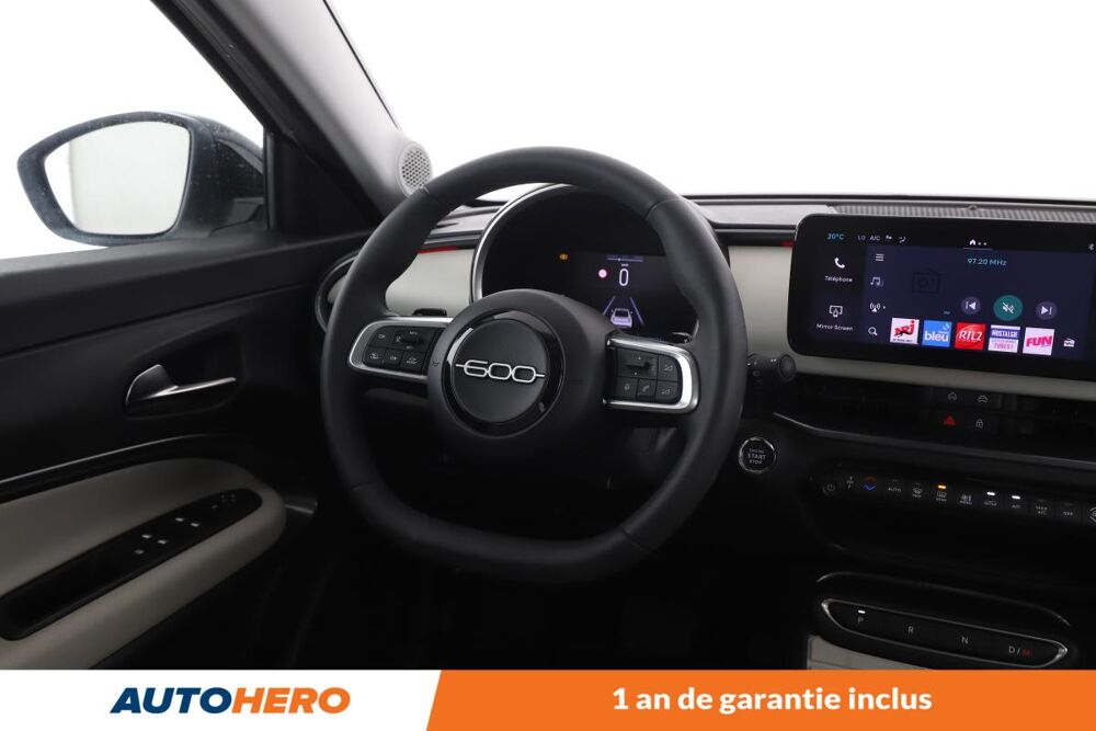 Fiat 600 1.2 Hybrid La Prima DCT6 100 ch 2024 occasion 92130 Issy-les-Moulineaux