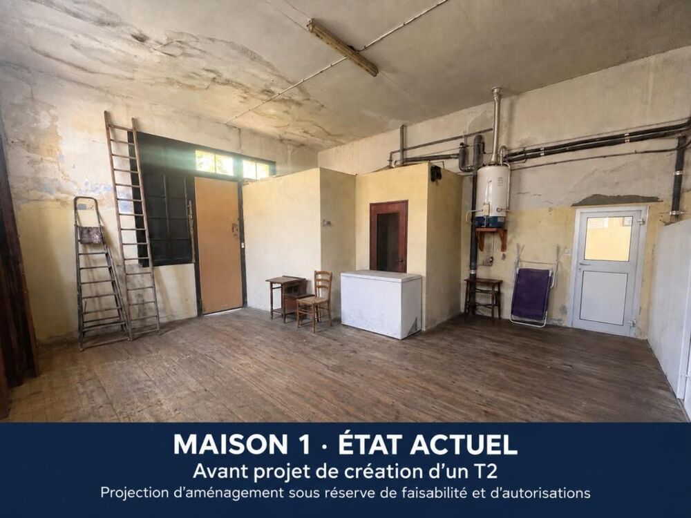Vente Maison MOULIS-EN-MÉDOC – SPÉCIAL INVESTISSEUR – FORT POTENTIEL DE DIVISION EN 2 LOGEMENTS AVEC JARDIN Moulis en medoc