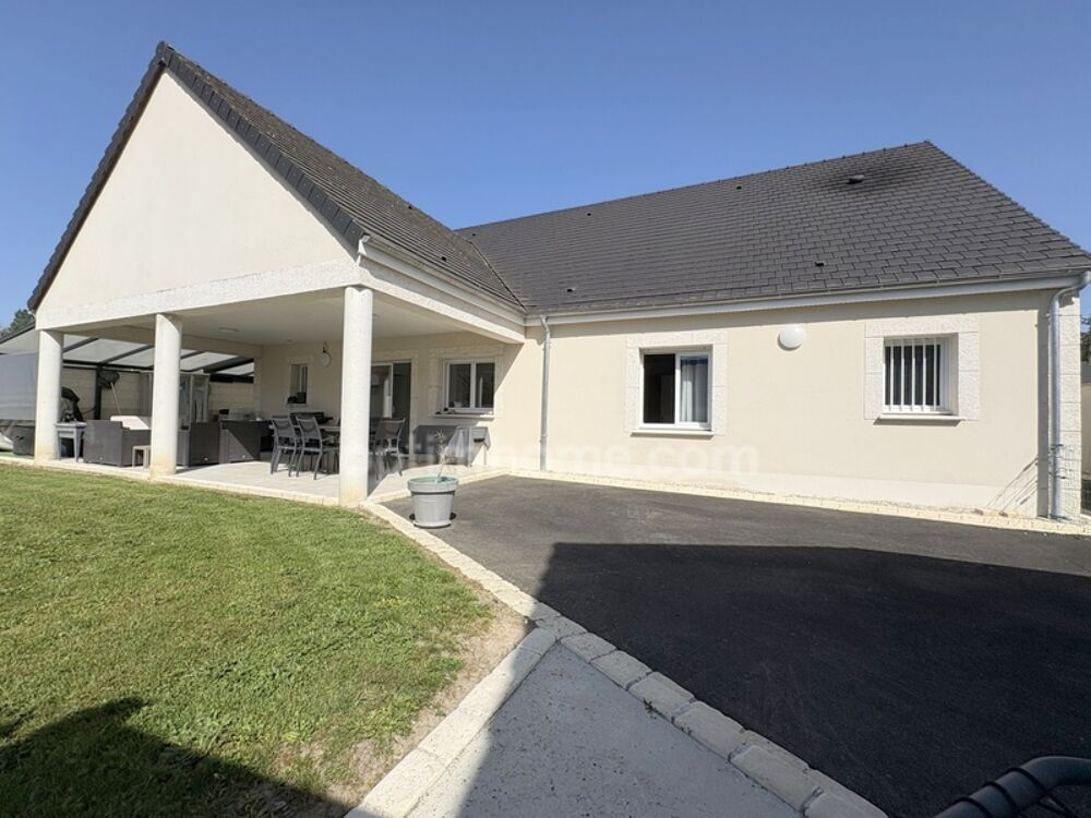 ROMORANTIN-LANTHENAY  Élégante maison contemporaine de plain-pied de 138 m² avec 4 chambres, garage et terrain paysagé de 717 m