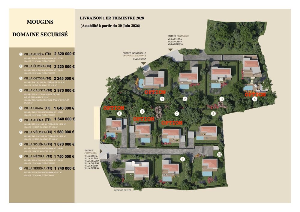 Vente Terrain Terrain à vendre  MOUGINS (06) Mougins