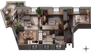  Appartement à vendre 3 pièces 66 m²