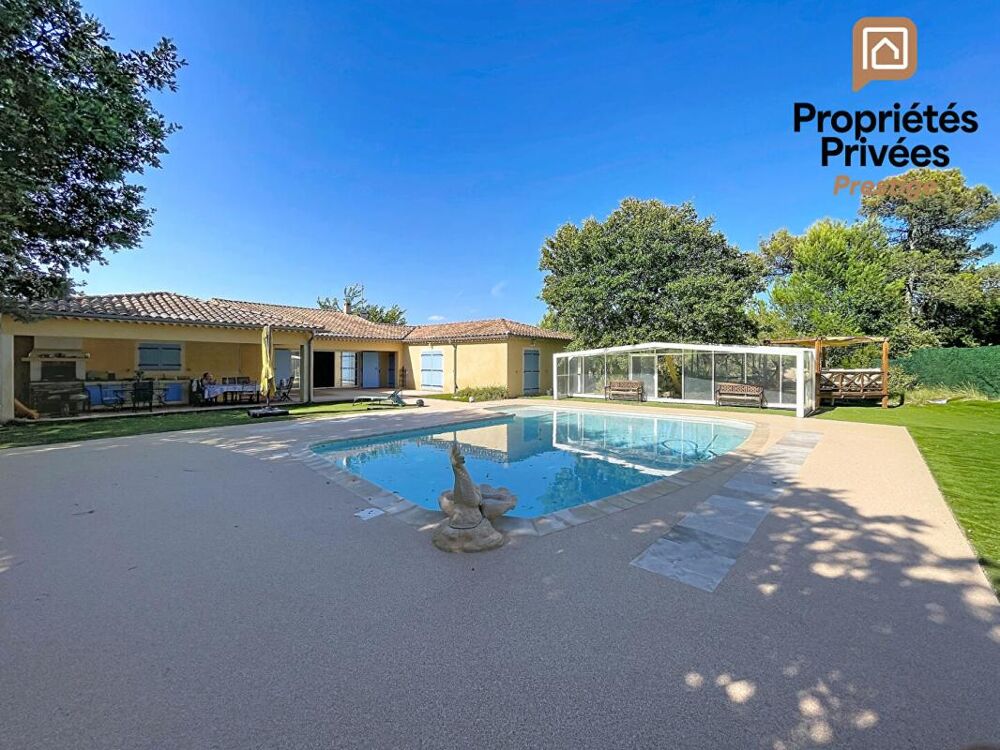 Propriété de 220m2 avec piscine sur 6 000 m² de terrain , à 5 min de Saint-Maximin, Ollières 83470