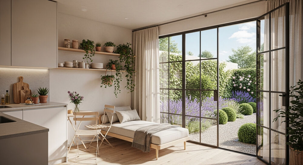 STUDIO de 39m² + UN JARDIN + PARKING - CUCQ