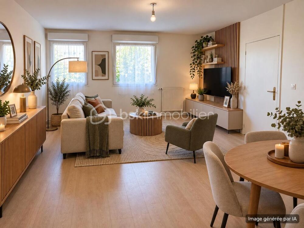 Fresnes Centre Ville Beau 2 pièces de 48 m² avec parking, à moins de 2 min des transports