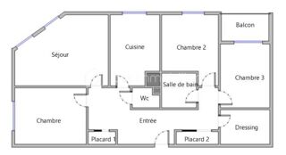  Appartement � vendre 4 pi�ces 91 m�