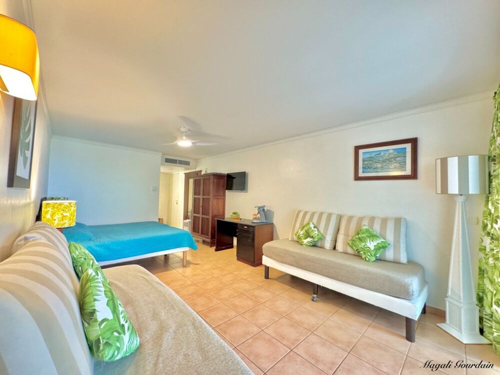 Vente Appartement A VENDRE – GRAND STUDIO MEUBLÉ VUE MER CLÉ EN MAIN EN RÉSIDENCE TOURISTIQUE AVEC ACCÈS DIRECT PLAGE - SAINTE ANNE Sainte anne