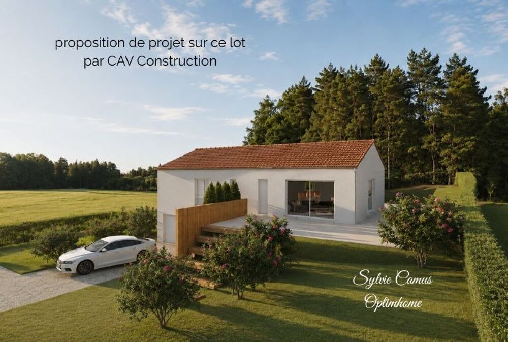 Vente Terrain Terrain viabilisé à vendre de 911,00 m² DUNIERES (43), vue dégagée, belle situation Dunieres