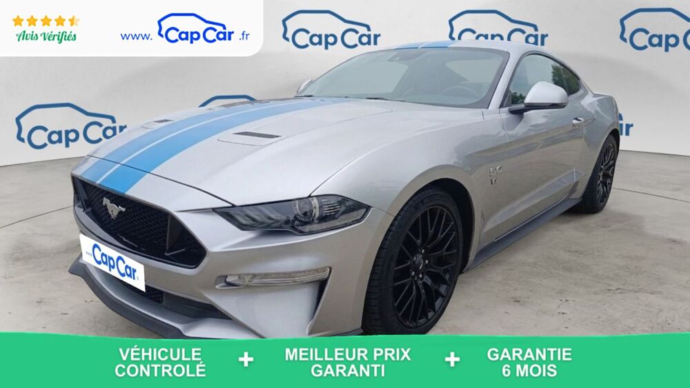 Mustang Fastback 5.0 V8 450 BVA10 GT - Automatique 2018 occasion 51100 Reims