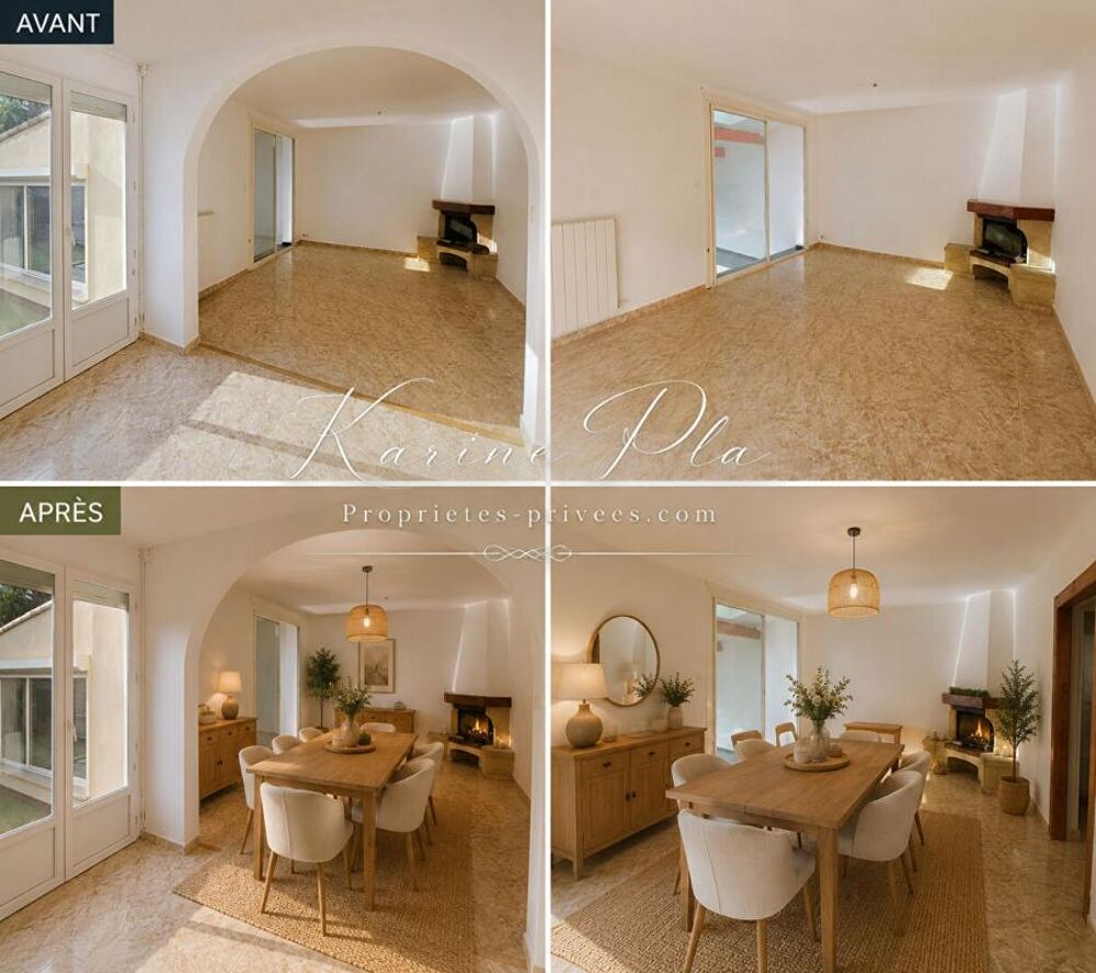 Vente Maison Maison T6 -  101m², garage, jardin piscinable à Coursan Coursan