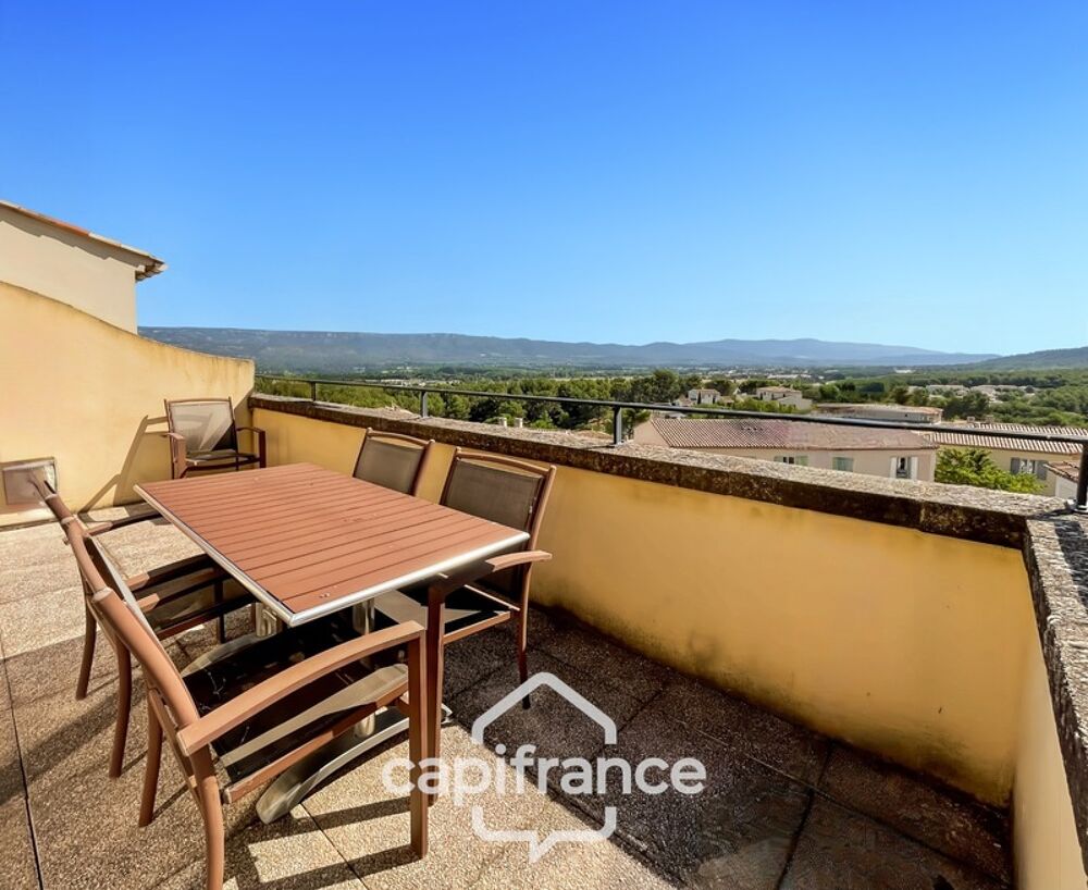 Domaine de Pont ROYAL entre CIEL & LUBERON appartement soigné de 40 m2 dernier étage vue panoramique avec terrasse secteur et p