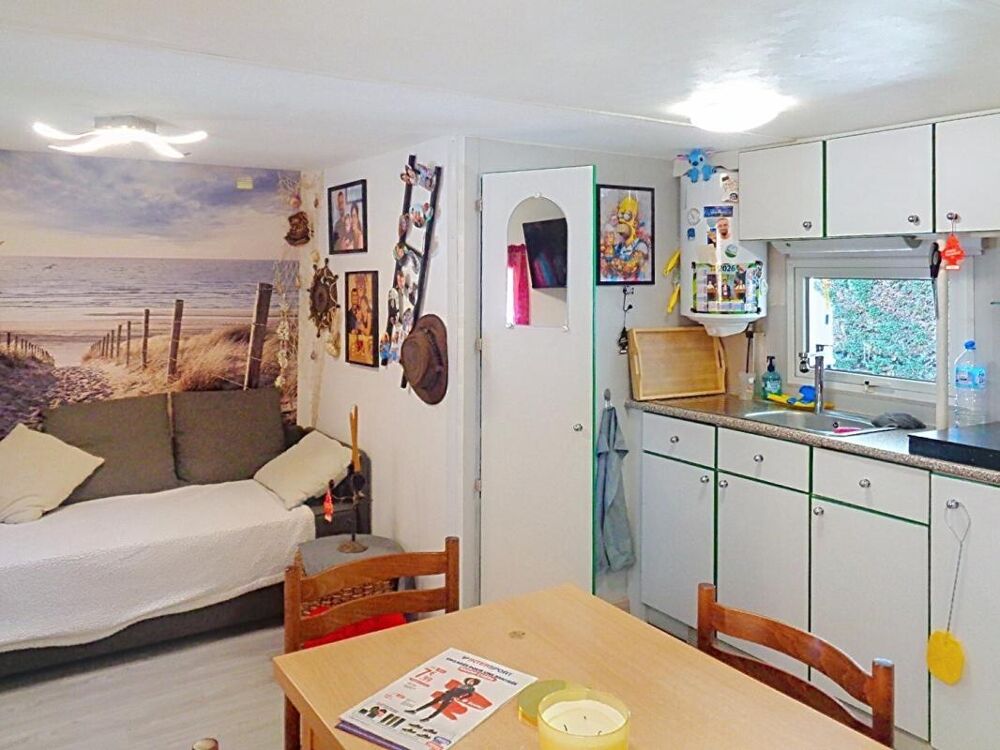 Beauzac(43), mobil - home de 26 m2 habitables, 1 chambre, sur 138 m2 de terrain