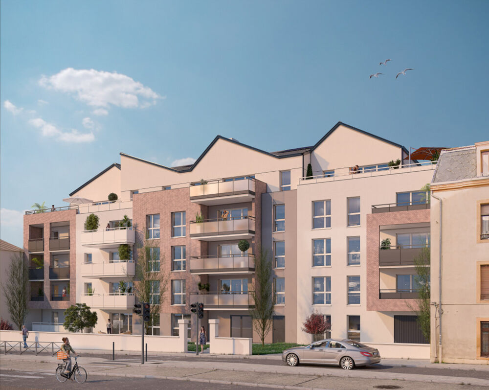 Vente Appartement appartement à vendre 5 pièces METZ (57) avec terrasse de 65 m² et parking en sous-sol Metz
