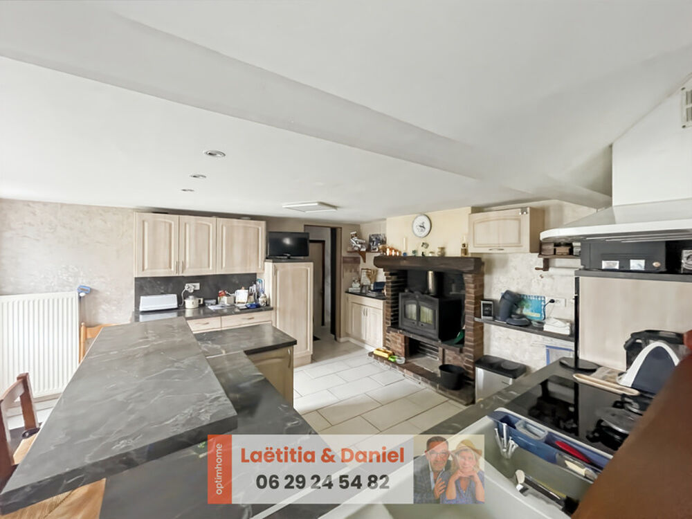 Maison rénovée 4 pièces  46 m² pièce de vie  Terrain 890 m²  Garage double  Breteuil sur Iton