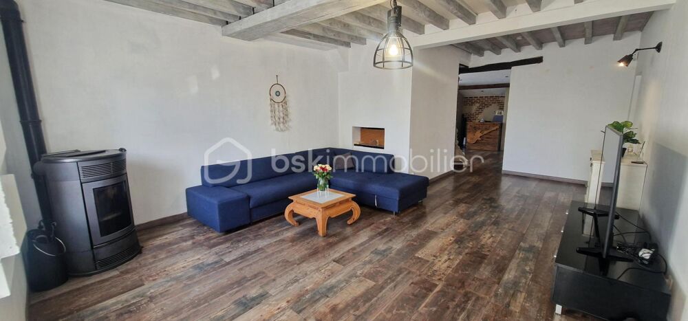 CHARMANTE BRIARDE DE 170M2 environ, 4 chambres avec jardin attenant