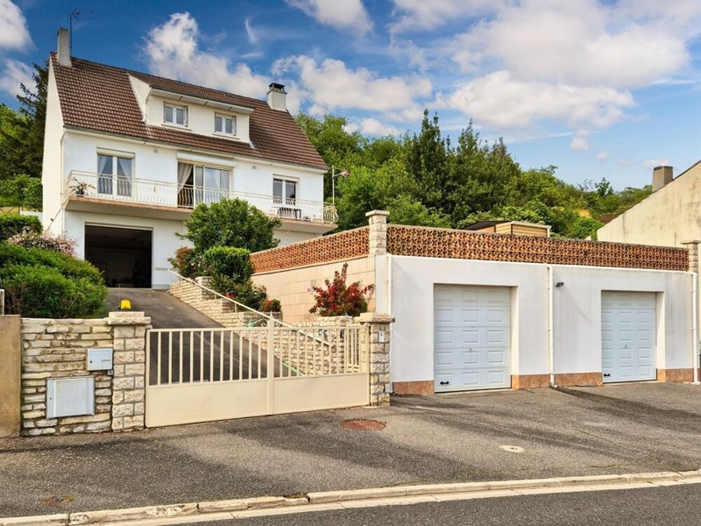 Maison familiale 145 m², 5 chambres, garages, Vue Seine
