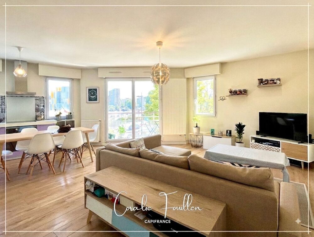 Vente Appartement Appartement à vendre 2 pièces 50 m² avec balcon et parking GARE SUD (44000) Nantes