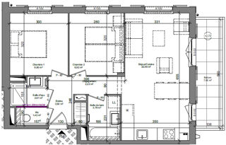  Appartement � vendre 3 pi�ces 55 m�