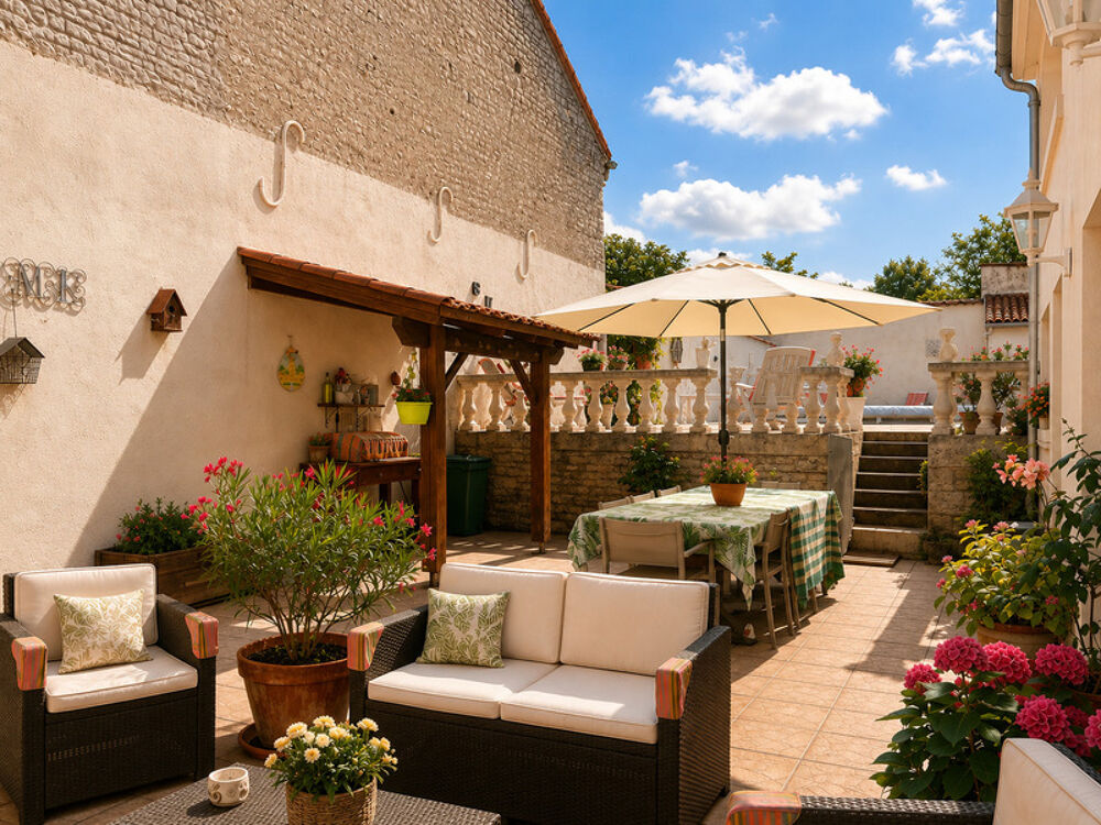 Vente Maison Maison d'habitation 7 pièces à vendre plus trois revenus locatifs MATHA (17) Matha