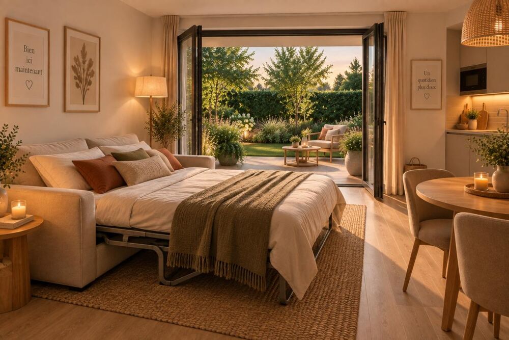 Vente Appartement Beau T1 bien agencé avec terrasse et jardin privatif proche du centre ville Deauville