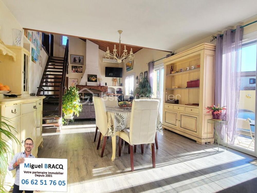 Belle villa de 135 m² sur 442 m² de terrain avec piscine et 4 chambres sur Colombiers 34440