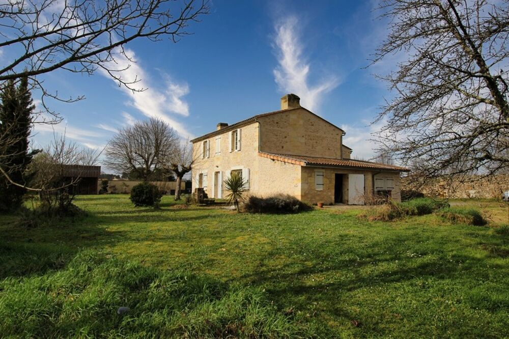 Maison en pierre en bords de Garonne PORTETS (33)
