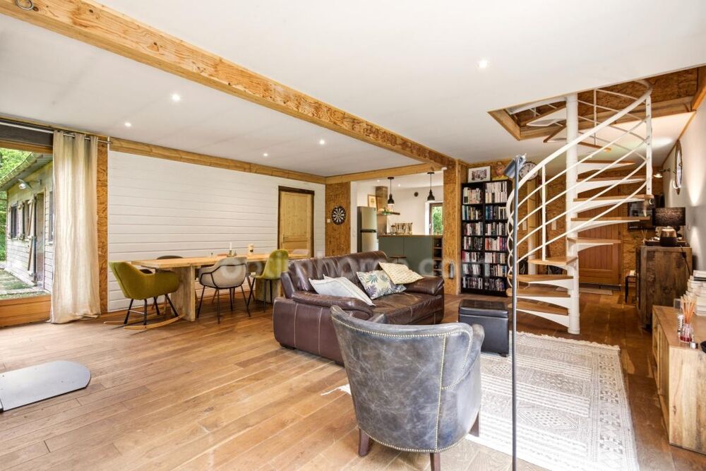 Proximité de Honfleur - Maison ossature bois - 130 m2 - 3 chambres dont une suite en RDC - Terrain 1238 m2 - Parkings