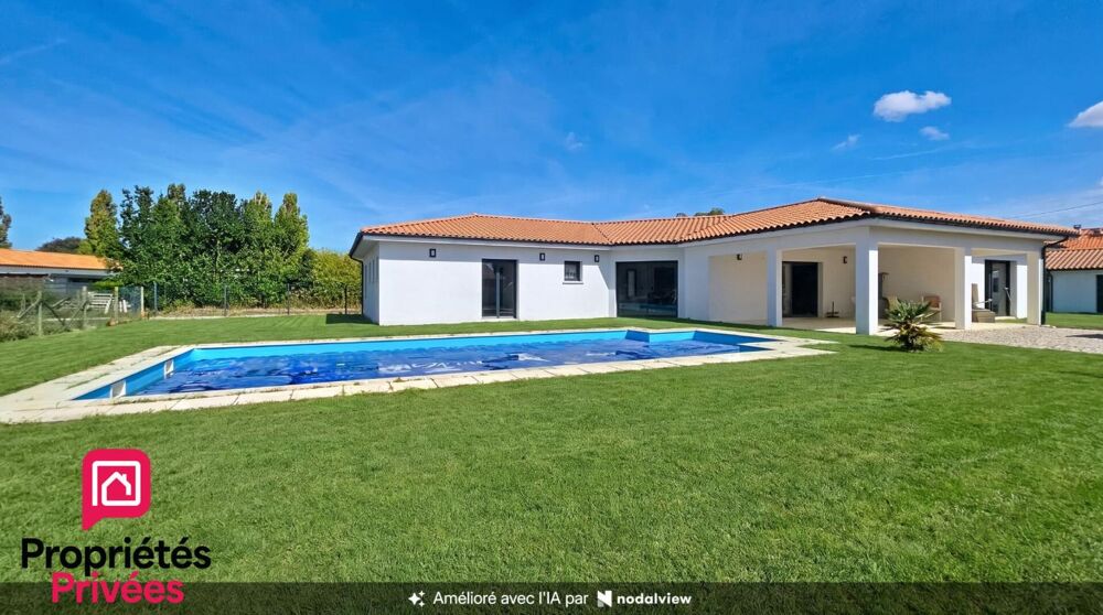 ARVERT, MAISON RÉCENTE DE 143 m² SUR TERRAIN DE 1 695 m² AVEC PISCINE ET GARAGE INDÉPENDANT