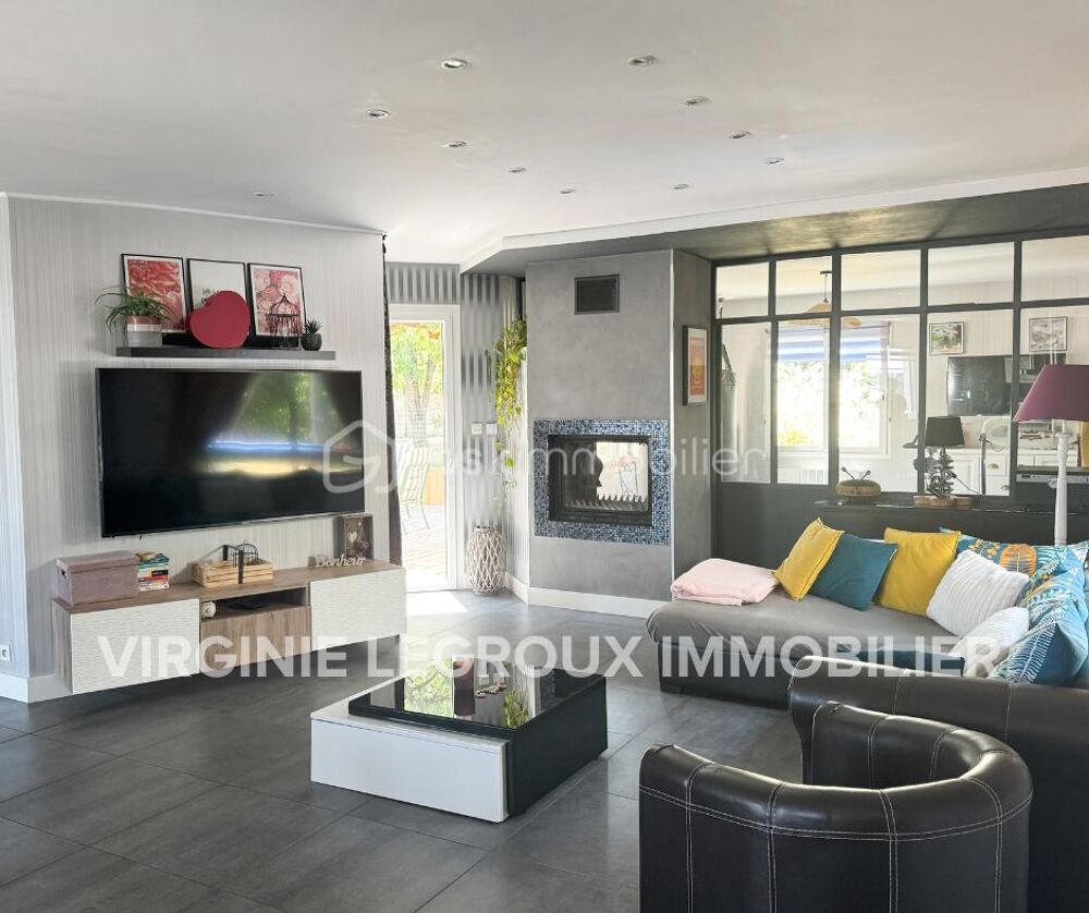 Maison de plain-pied 4 chambres 130m2 + véranda de 45m2