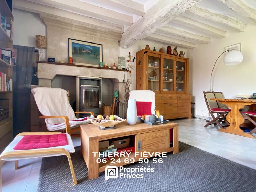 A VENDRE 49730 TURQUANT Maison 4 pièces de 74 m2 avec maison annexe à rénover, terrasse, jardin, cave