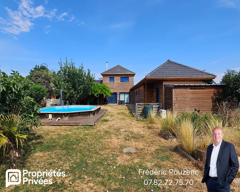 Vente Maison Houdan 3 mn / Maison familiale ossature bois de 195 m2 avec dépendances et piscine Houdan