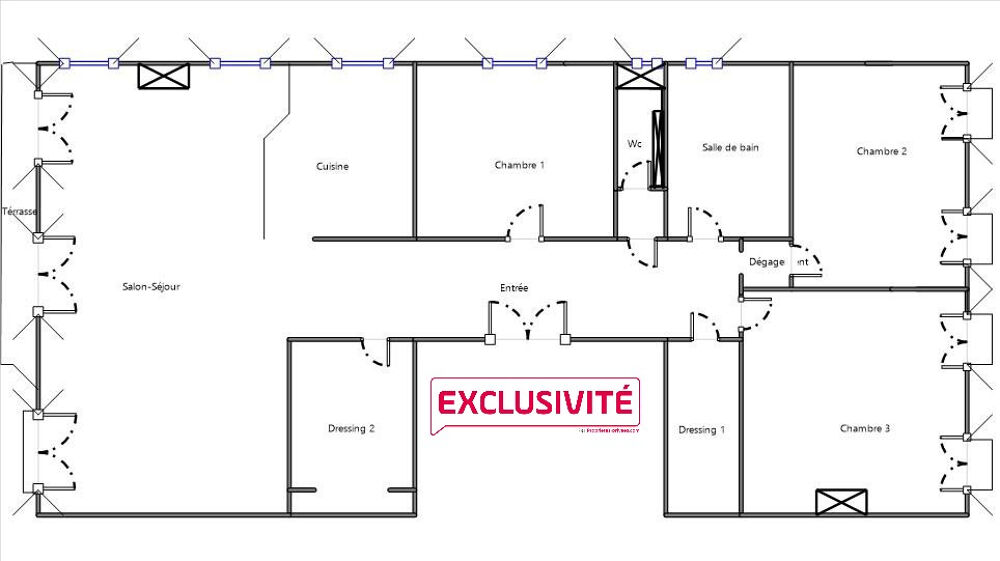 Vente Appartement Marseille 6e - Préfecture - Exclusivité - L'exception haussmannienne : 135 m² et grande terrasse plein ciel Marseille 6