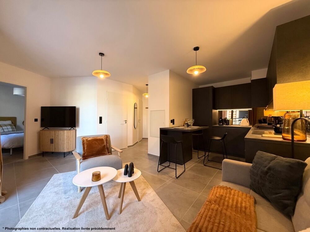 À vendre  Superbe appartement T2 de 45,58 m² avec balcon au coeur du village de Châtel (74)