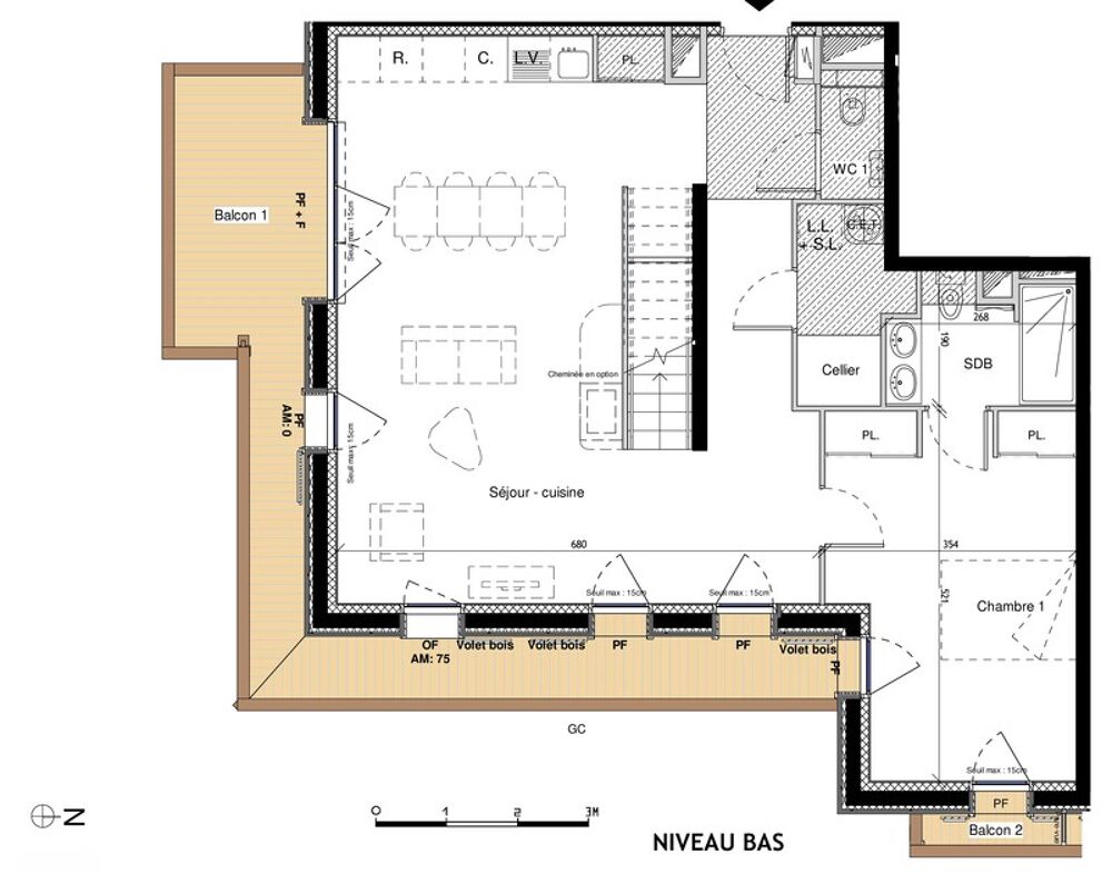 Haute Savoie (74), à vendre SAMOENS - Domaine skiable Grand Massif - Appartement T5 duplex