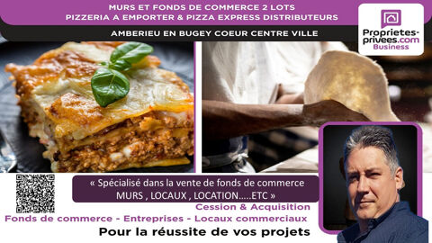   MURS ET FONDS DE COMMERCE - Pizzeria à emporter authentique à fort débit 