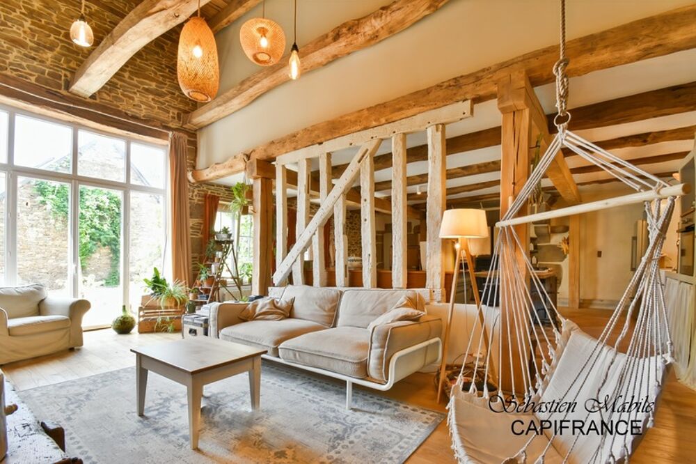 Chambres d'hôtes et gîte à vendre en Bretagne 9 pièces SOUGEAL (35) en Baie du Mont Saint Michel - Terrrain de 2200 M²
