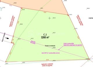  Terrain � vendre 3260 m�