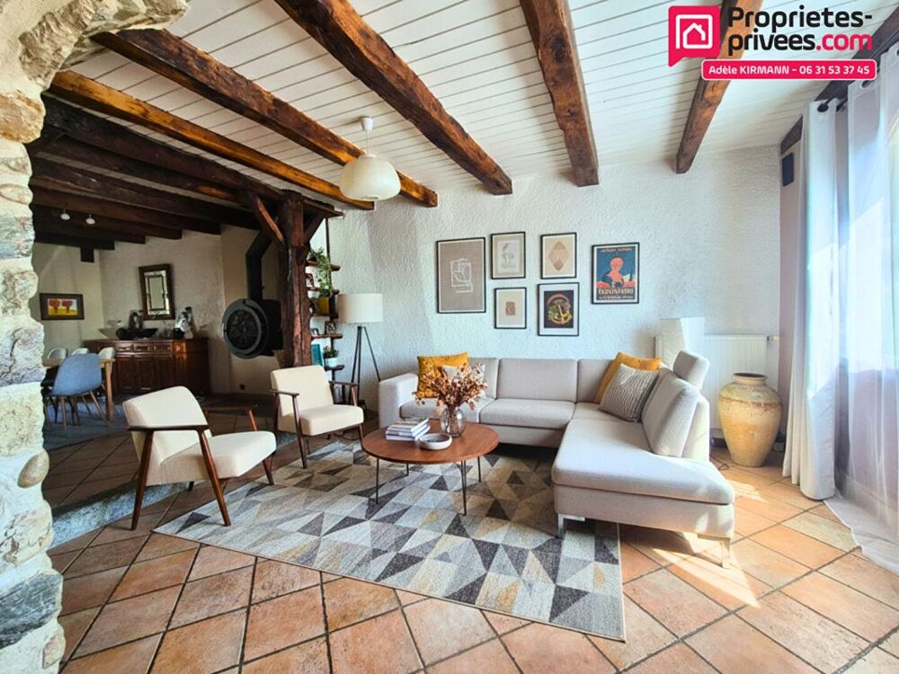 Vente Maison CHEVRIER 74520 : MAISON PIERRE 211M2 - JARDIN SANS VIS-À-VIS Chevrier