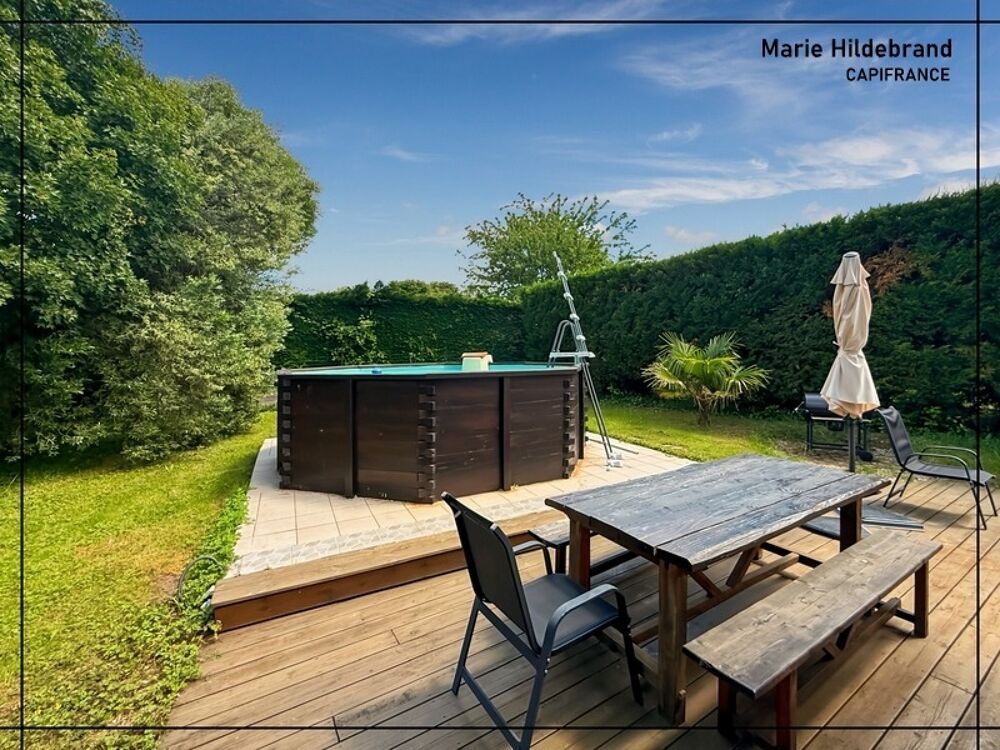 Plain-pied familial avec véranda chauffée + piscine  4 chambres + bureau  secteur recherché de Bon-Encontre